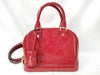 LOUIS VUITTON MI 0134 RFID Unverified Vernis Louis Vuitton Alma BB Handbag