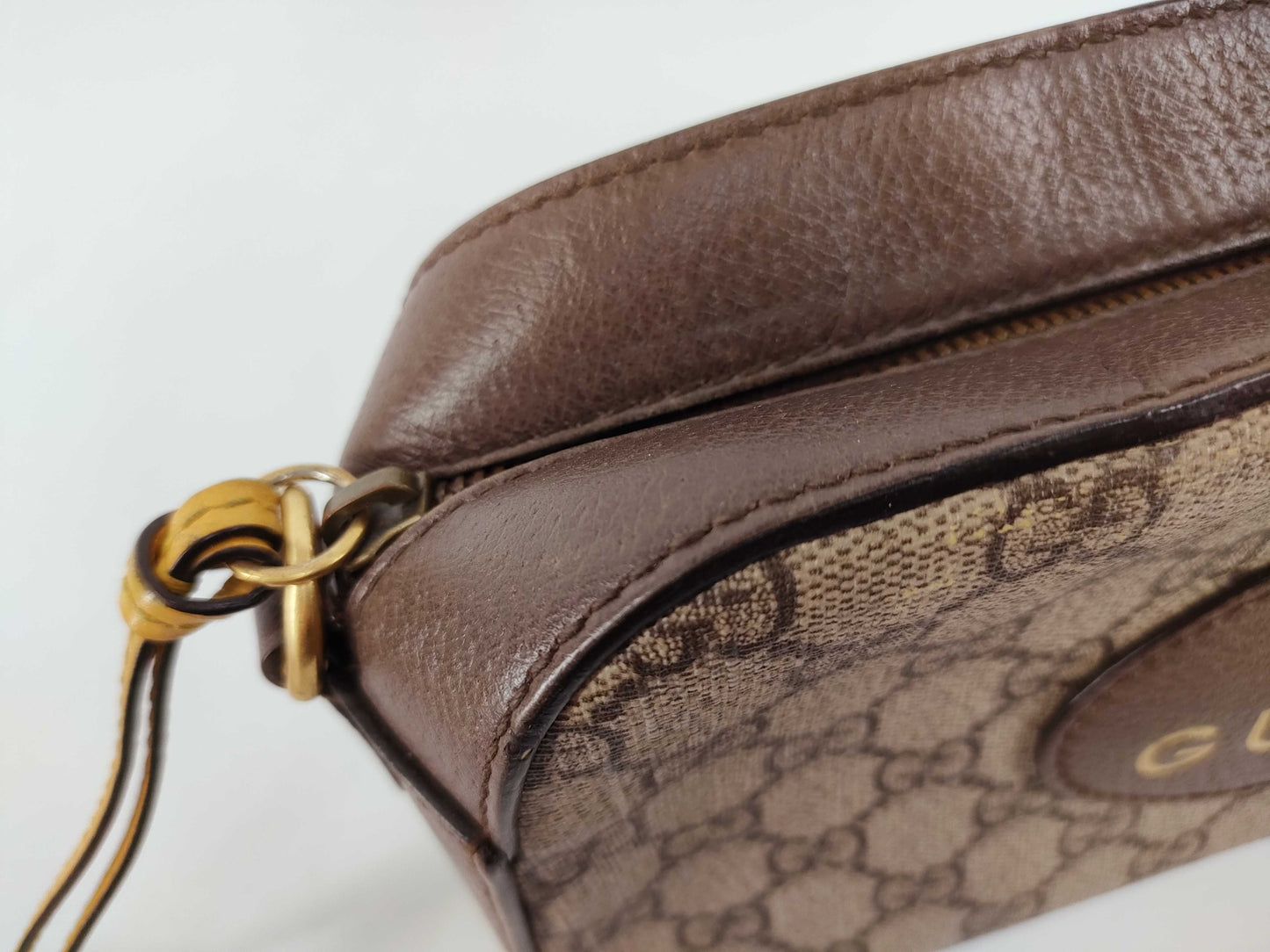 GUCCI GG Canvas Gucci Camera Bag Shoulder Bag