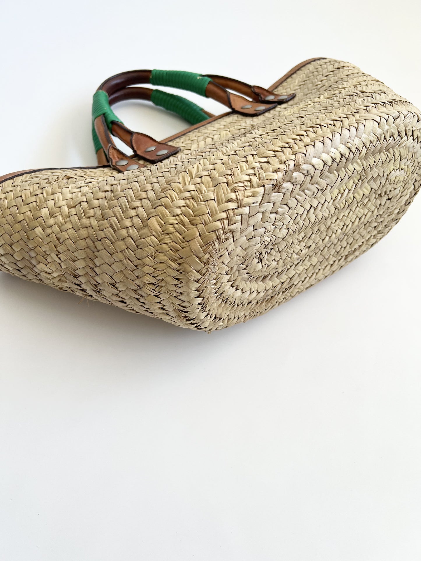BALENCIAGA BALENCIAGA Basket Bag Basket Handbag Bistro Pannier Straw Raffia Straw Barley Handbag