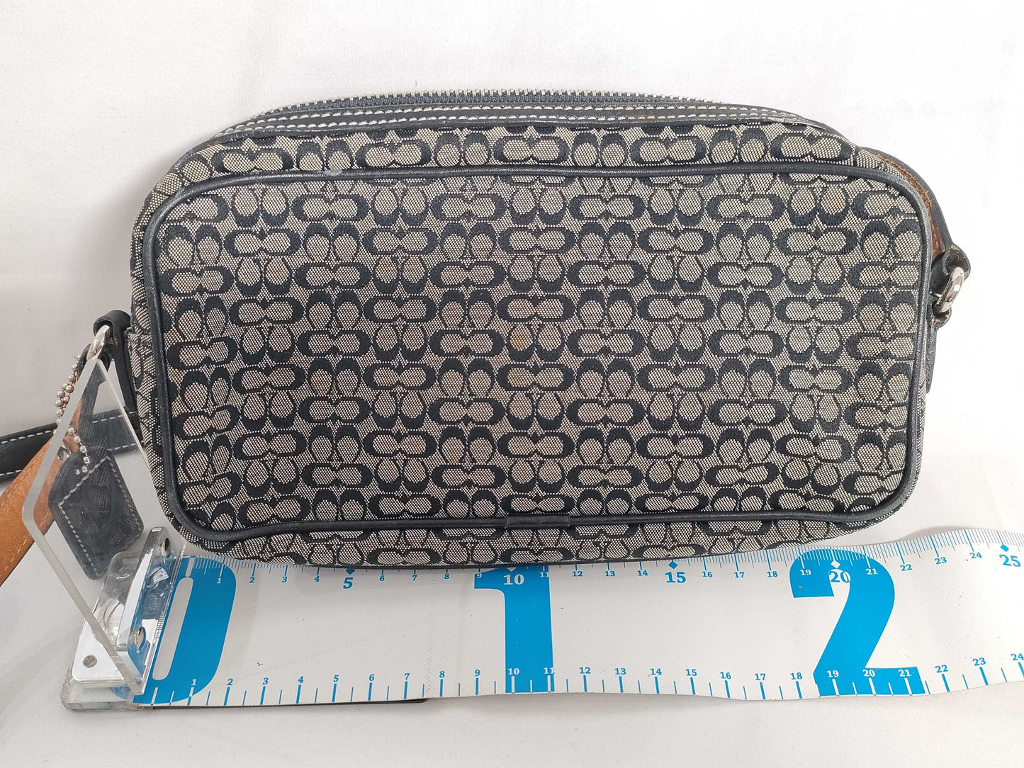 COACH Micro Signature Shoulder Bag