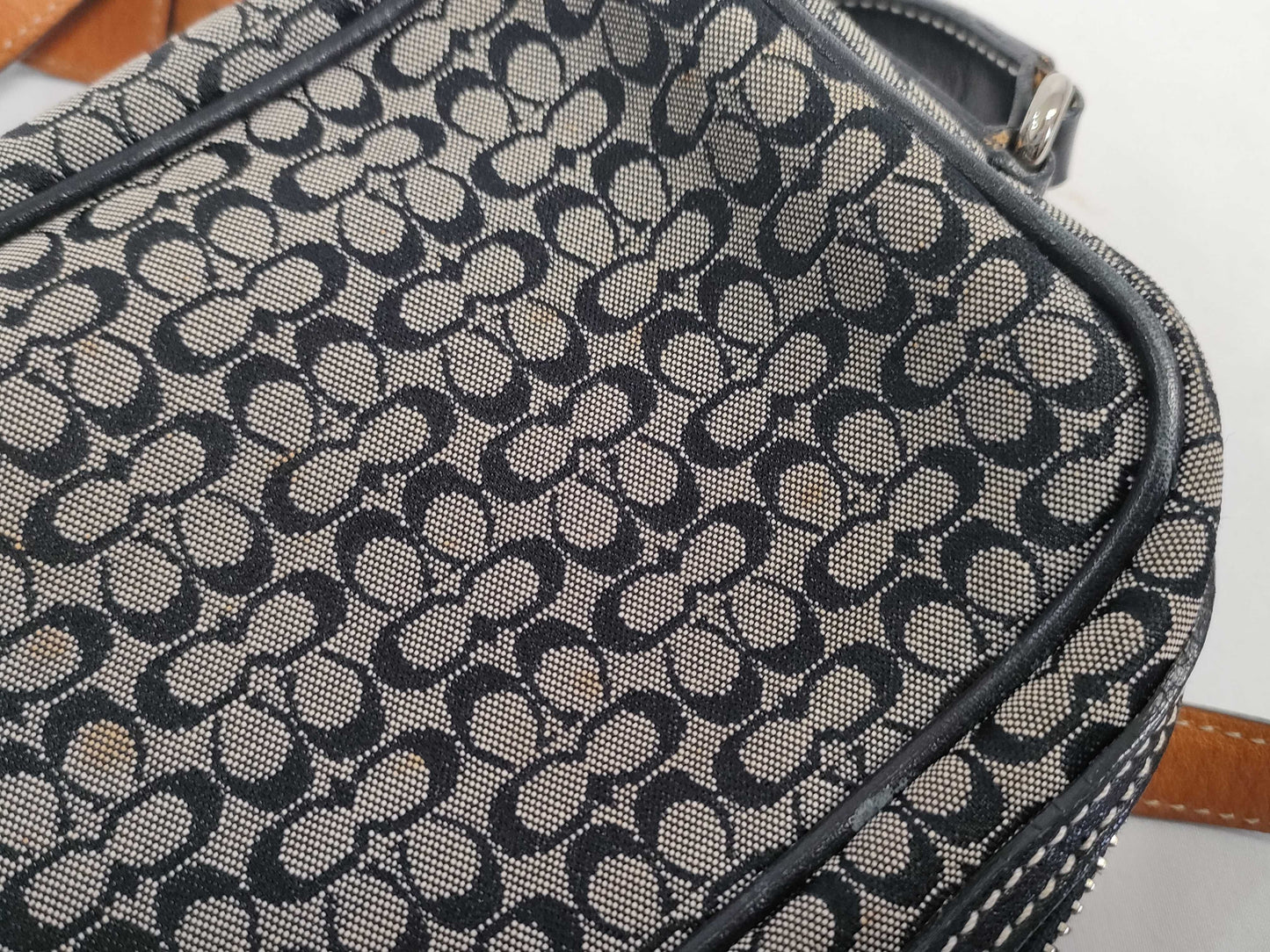 COACH Micro Signature Shoulder Bag