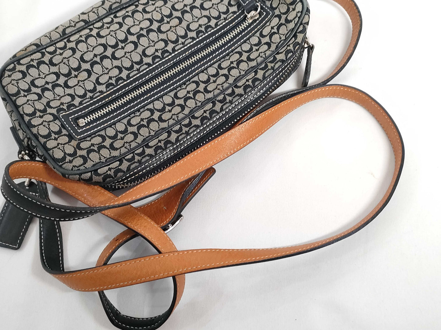 COACH Micro Signature Shoulder Bag