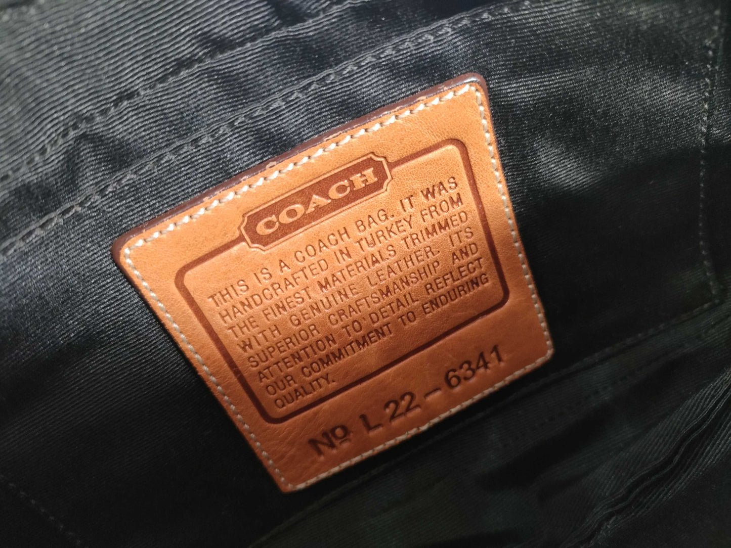 COACH Micro Signature Shoulder Bag