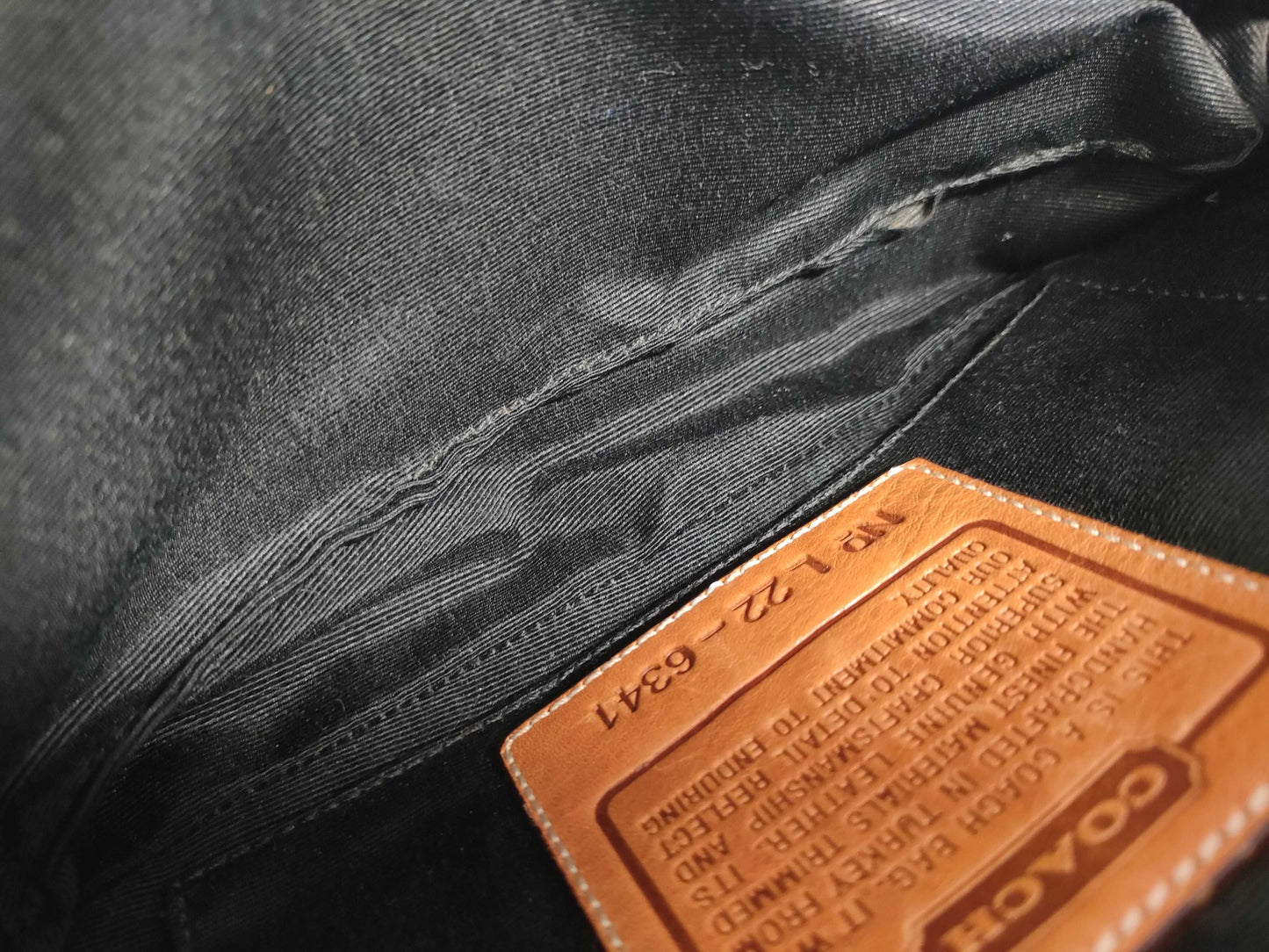 COACH Micro Signature Shoulder Bag