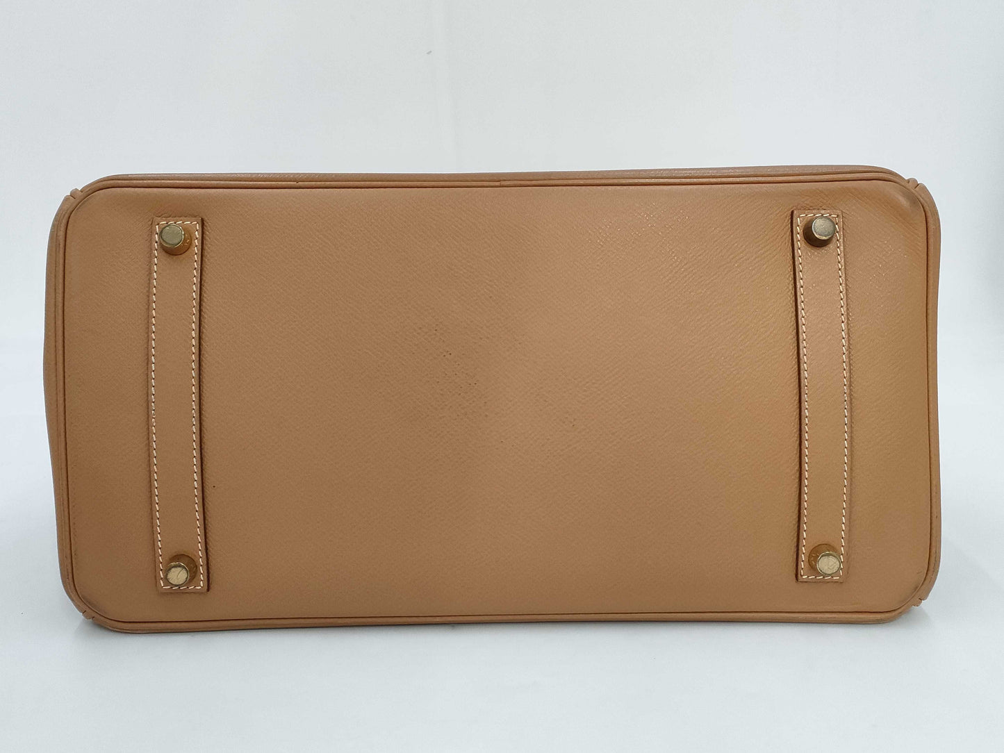 HERMES Birkin 35 Couchvel Natural Leather with Gold Hardware, E-Type Handbag