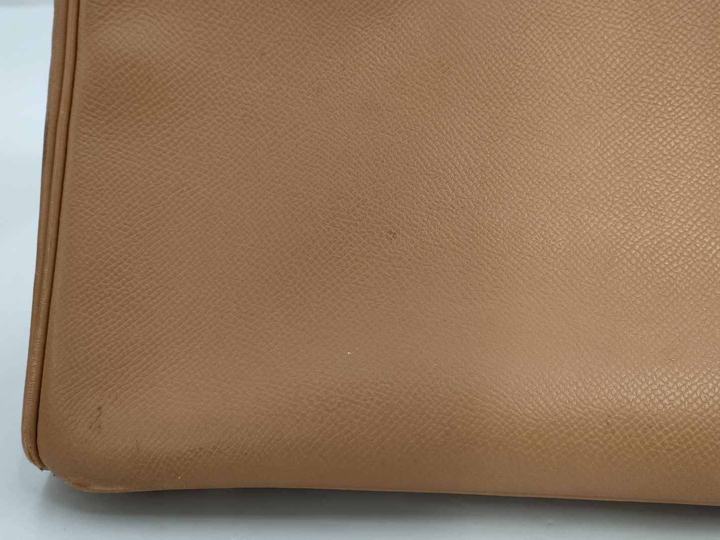 HERMES Birkin 35 Couchvel Natural Leather with Gold Hardware, E-Type Handbag