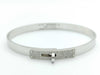 HERMES Kelly ST D0.36ct WG Au750 24.6g Bracelet/Bangle