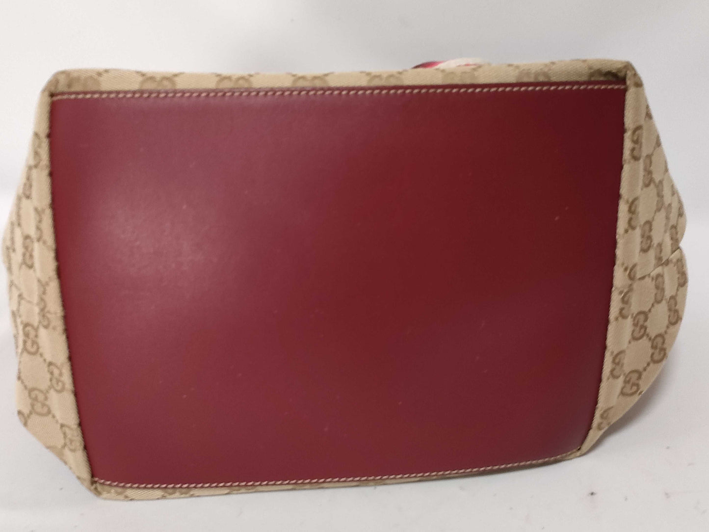 GUCCI GG Canvas Gucci Handbag Sherry Line Handbag