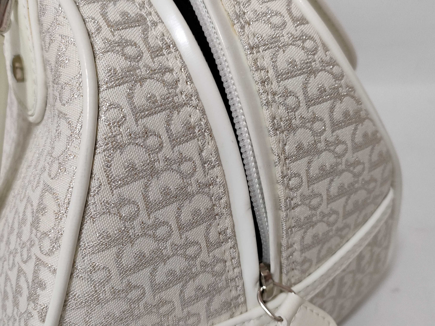 Dior Trotter Glitter Handbag with Dice Charm