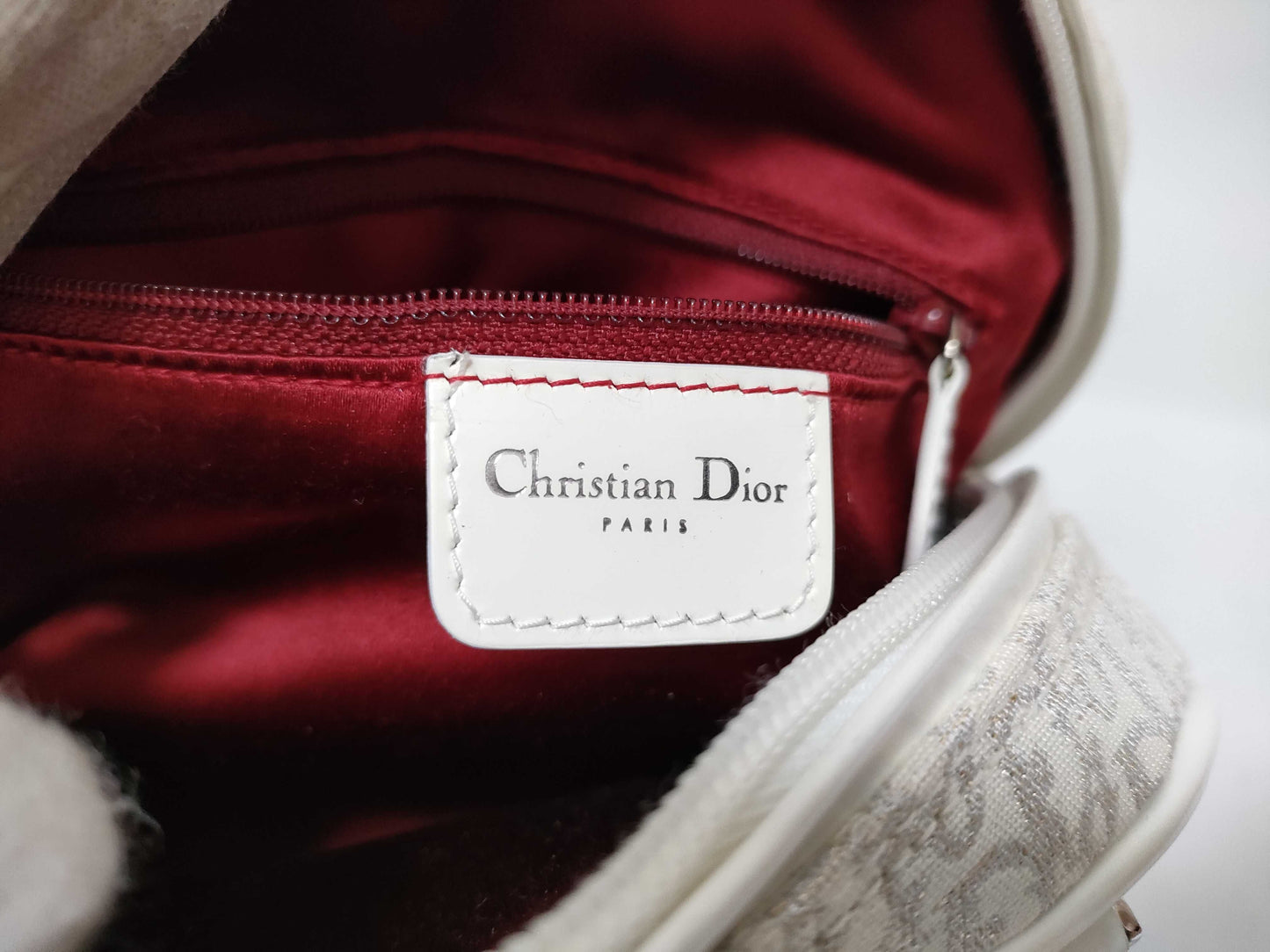 Dior Trotter Glitter Handbag with Dice Charm