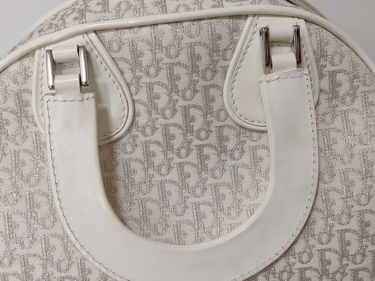 Dior Trotter Glitter Handbag with Dice Charm