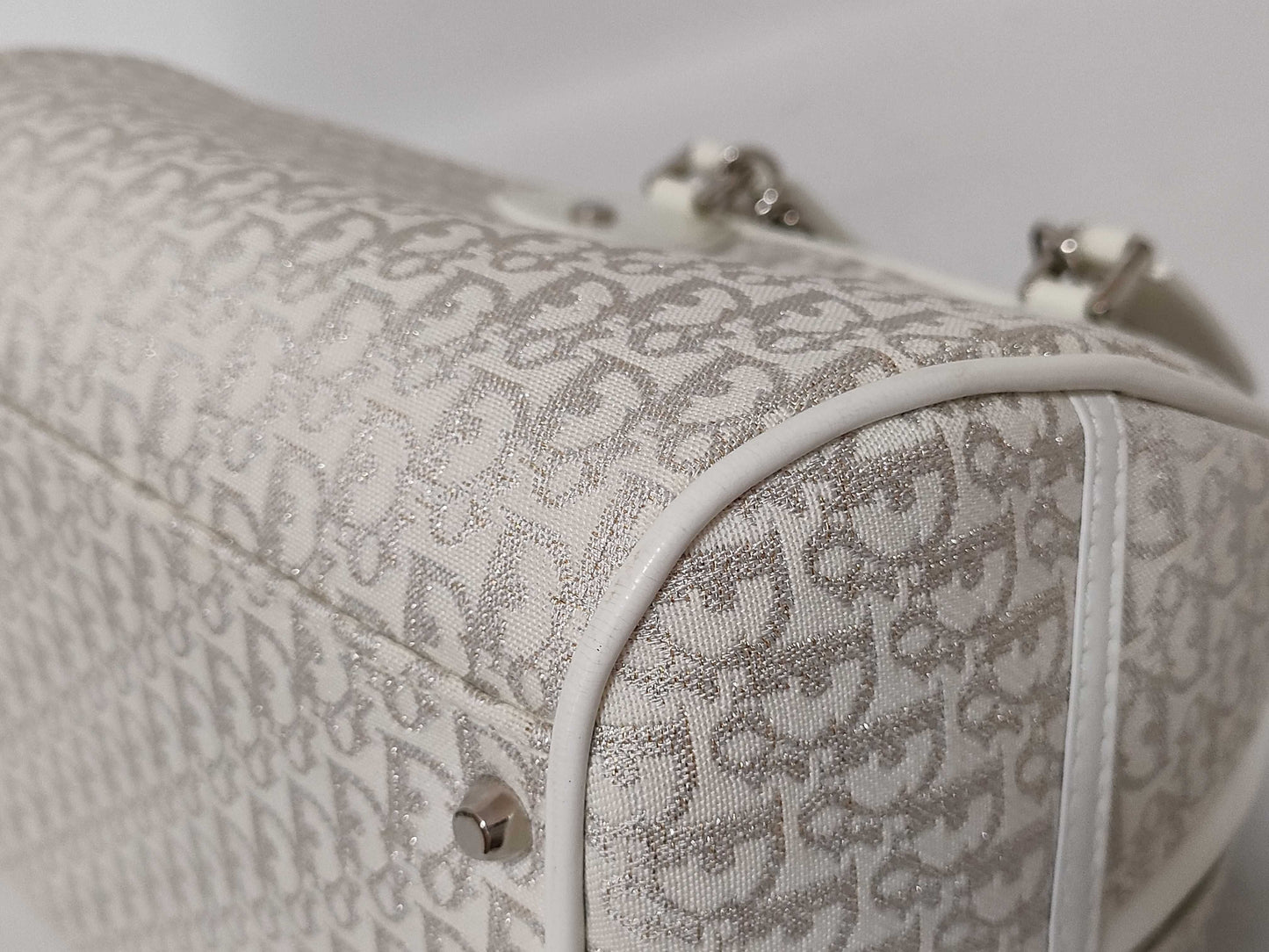 Dior Trotter Glitter Handbag with Dice Charm