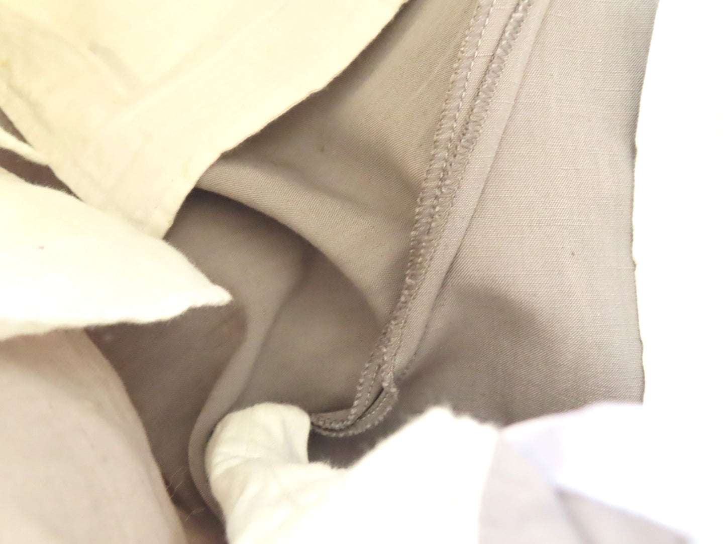 HERMES HERMES Linen Slacks Gray Size 40 Pants