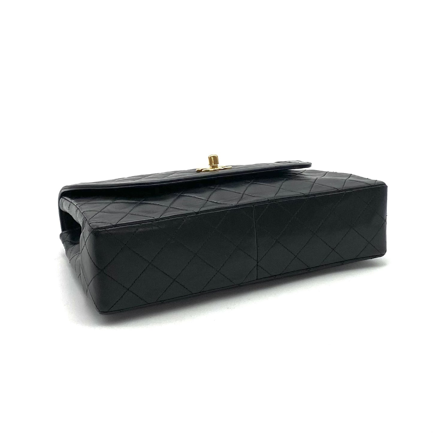 CHANEL Matelasse Turnlock Coco Mark Lambskin Chain Hand Shoulder Bag with Pouch