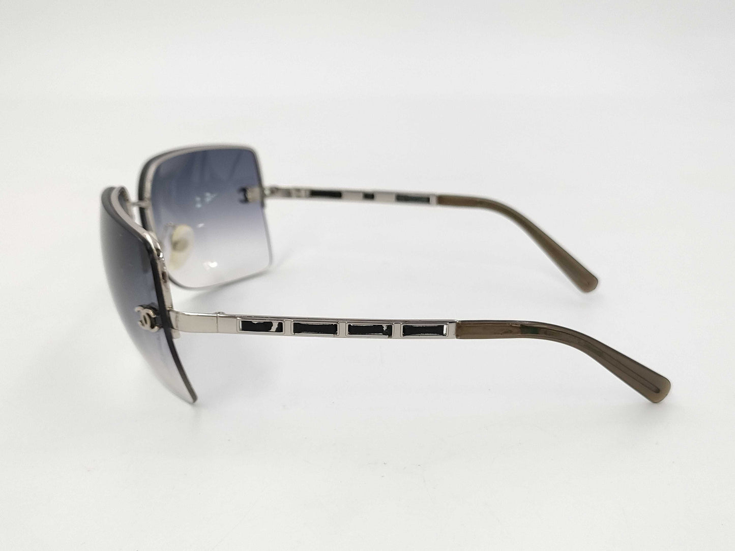 CHANEL CHANEL Chanel Sunglasses Coco Mark Black Red Sunglasses Glasses