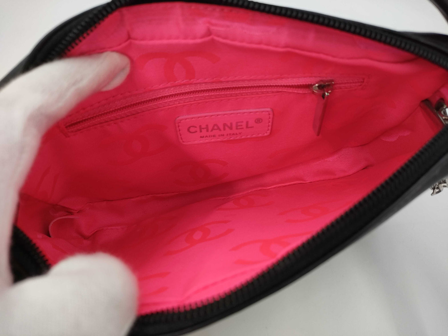 CHANEL Cambon Line Black Handbag