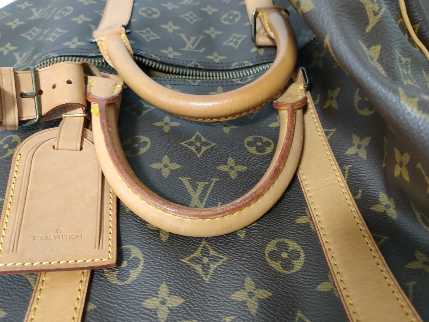 LOUIS VUITTON Monogram LV Mono Keepall 55 MI0970 Boston Bag