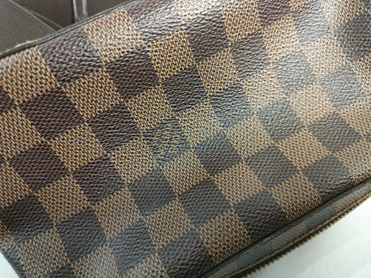 LOUIS VUITTON RFID verification not possible CA0074 Damier Louis Vuitton Damier Damier Geronimos body bag shoulder bag