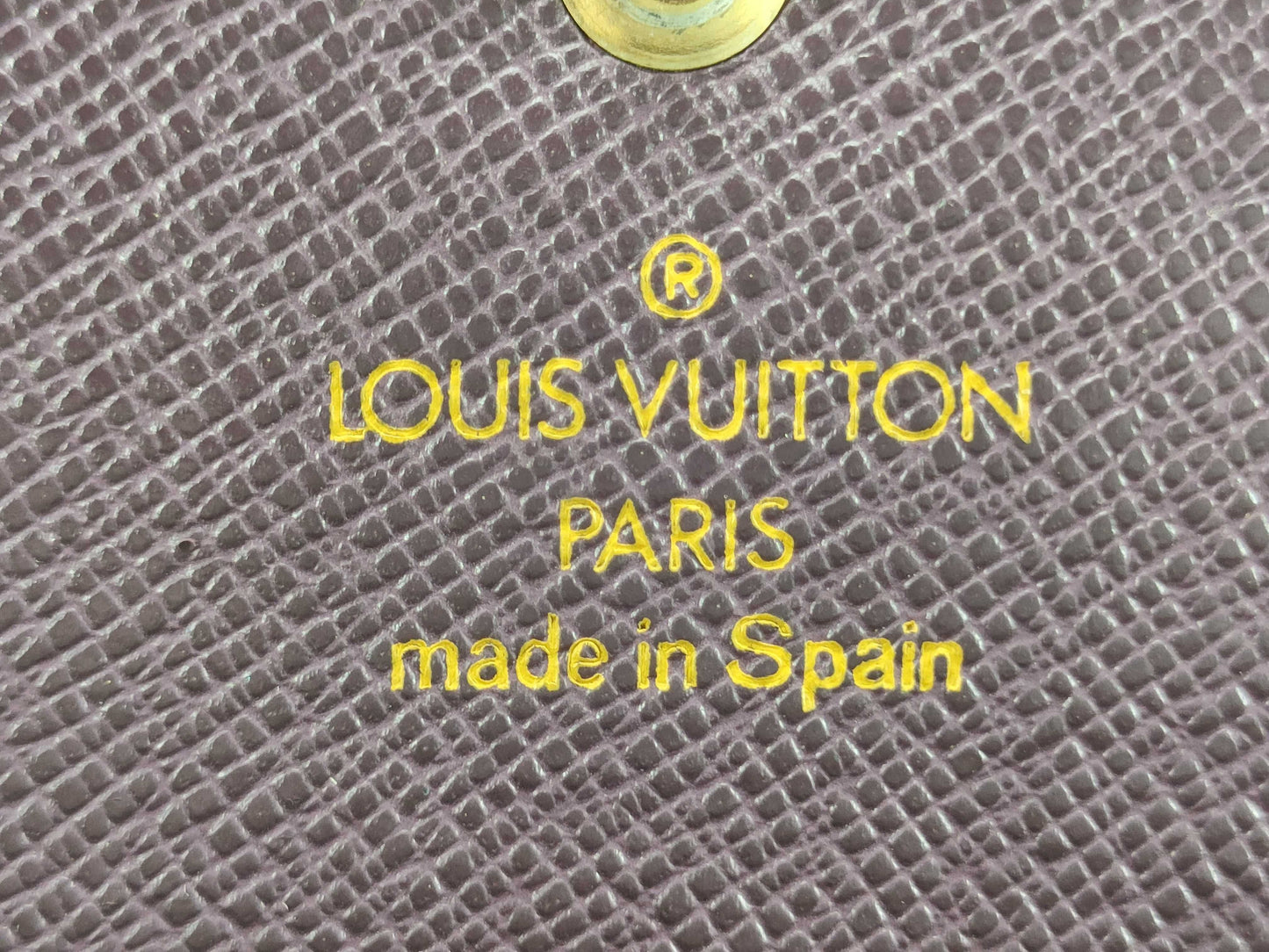LOUIS VUITTON RFID Unverifiable CA0012 Epi Louis Vuitton 4-Ring Key Case/Key Holder