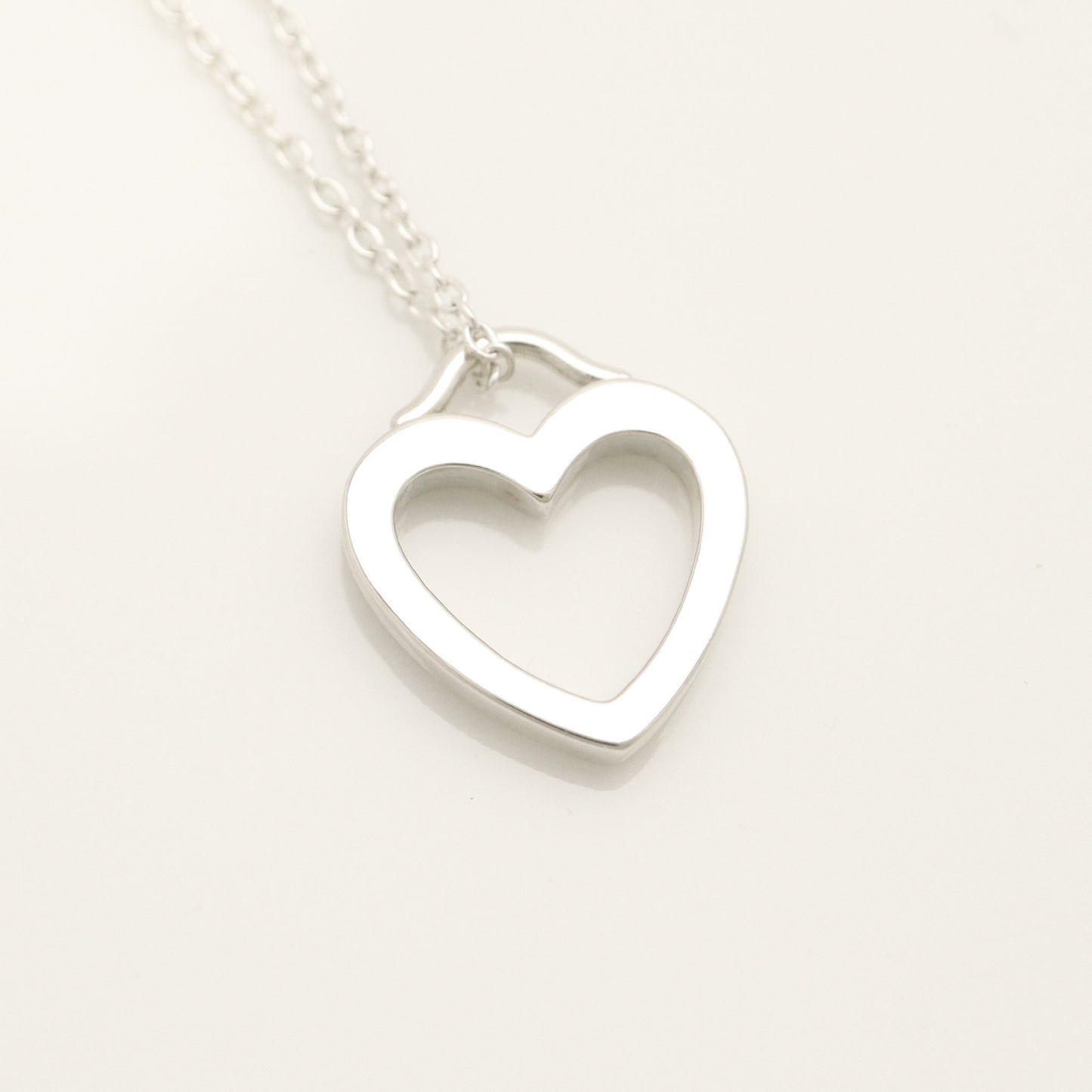 Tiffany & Co. Sentimental Heart Necklace Pendant, Sterling Silver , Weight: 2.68g