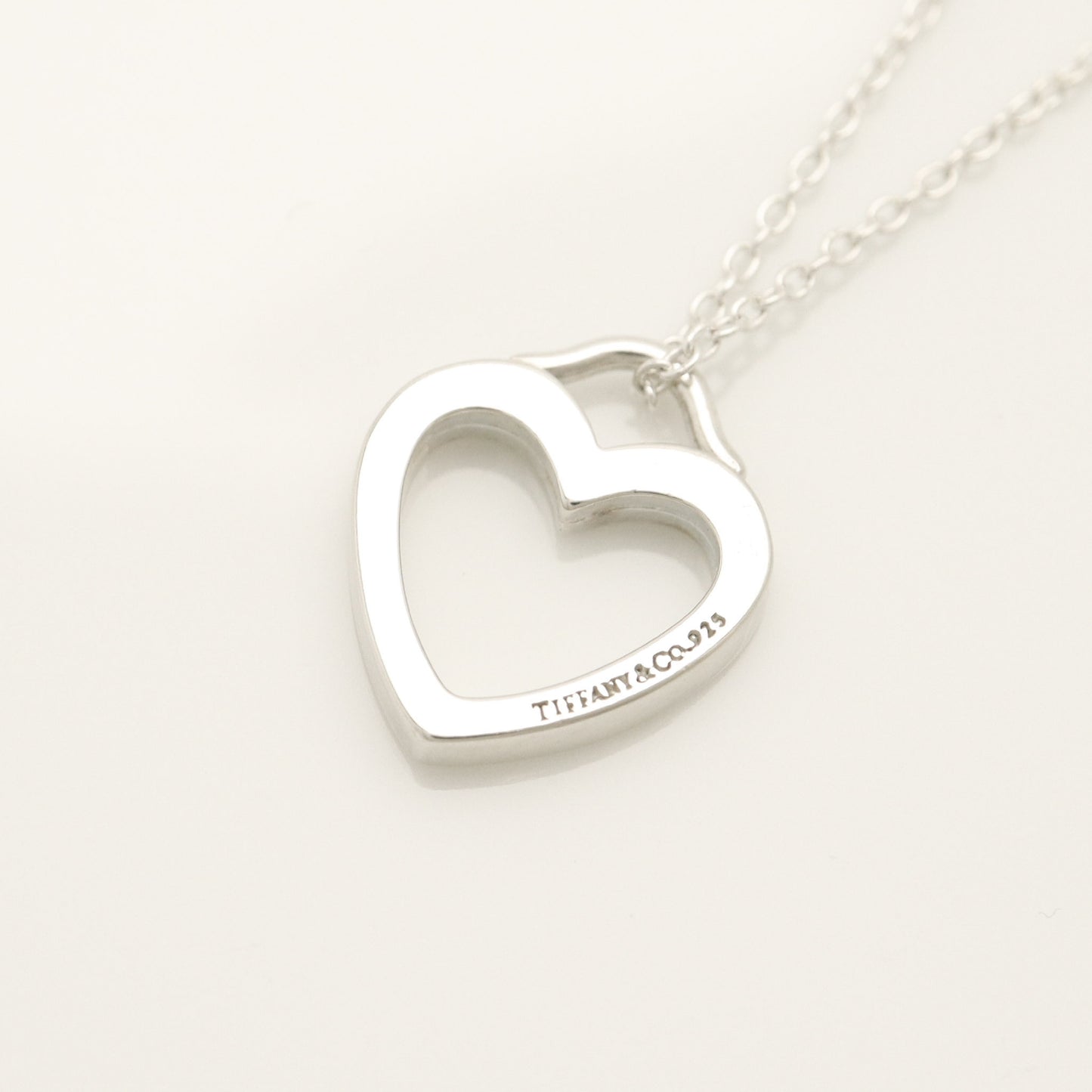 Tiffany & Co. Sentimental Heart Necklace Pendant, Sterling Silver , Weight: 2.68g