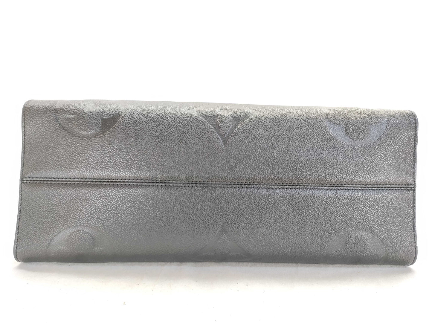 LOUIS VUITTON RFID Verified, Serial Number Unverifiable, Monogram Empreinte On-the-Go GM M44925 Black Handbag, RFID Enabled