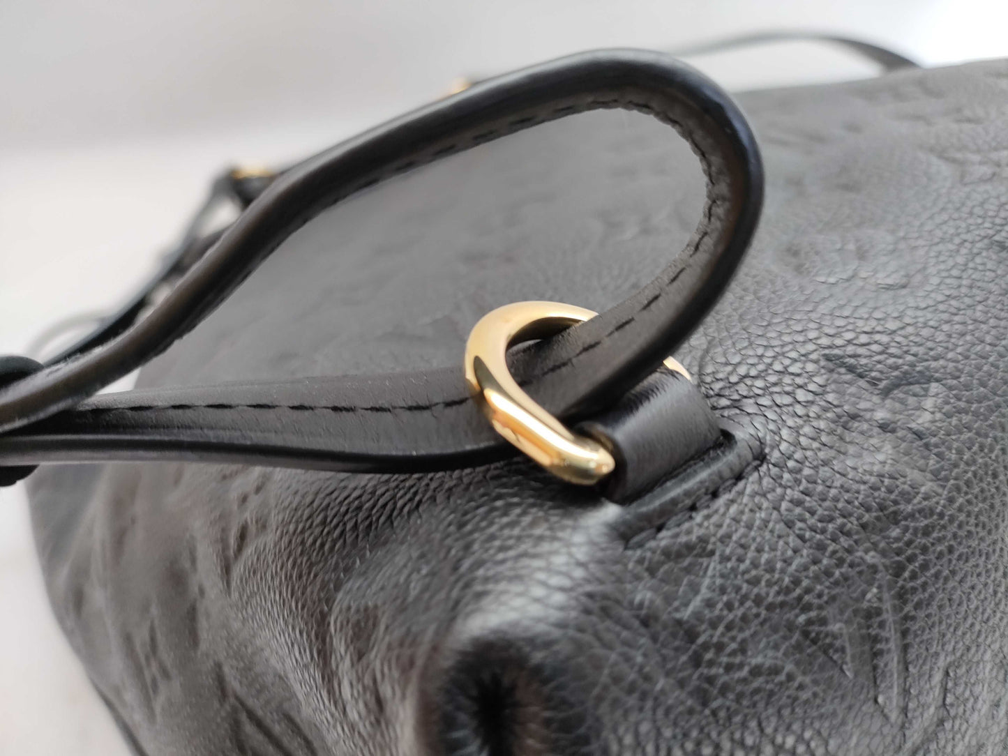 LOUIS VUITTON RFID verification failed. Serial number verification failed. Monogram Empreinte Montsouris PM M45205 backpack.