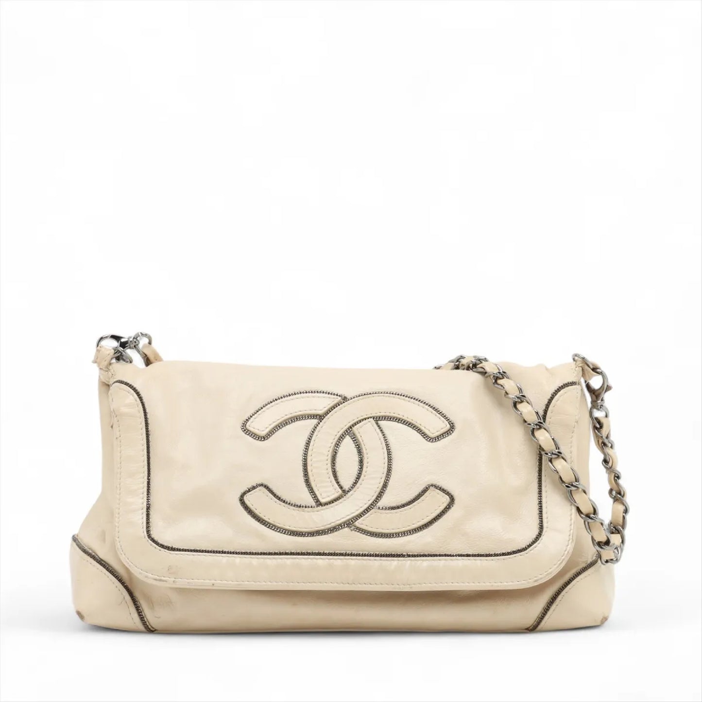 CHANEL Big Coco Mark Lambskin 11th Shoulder Bag