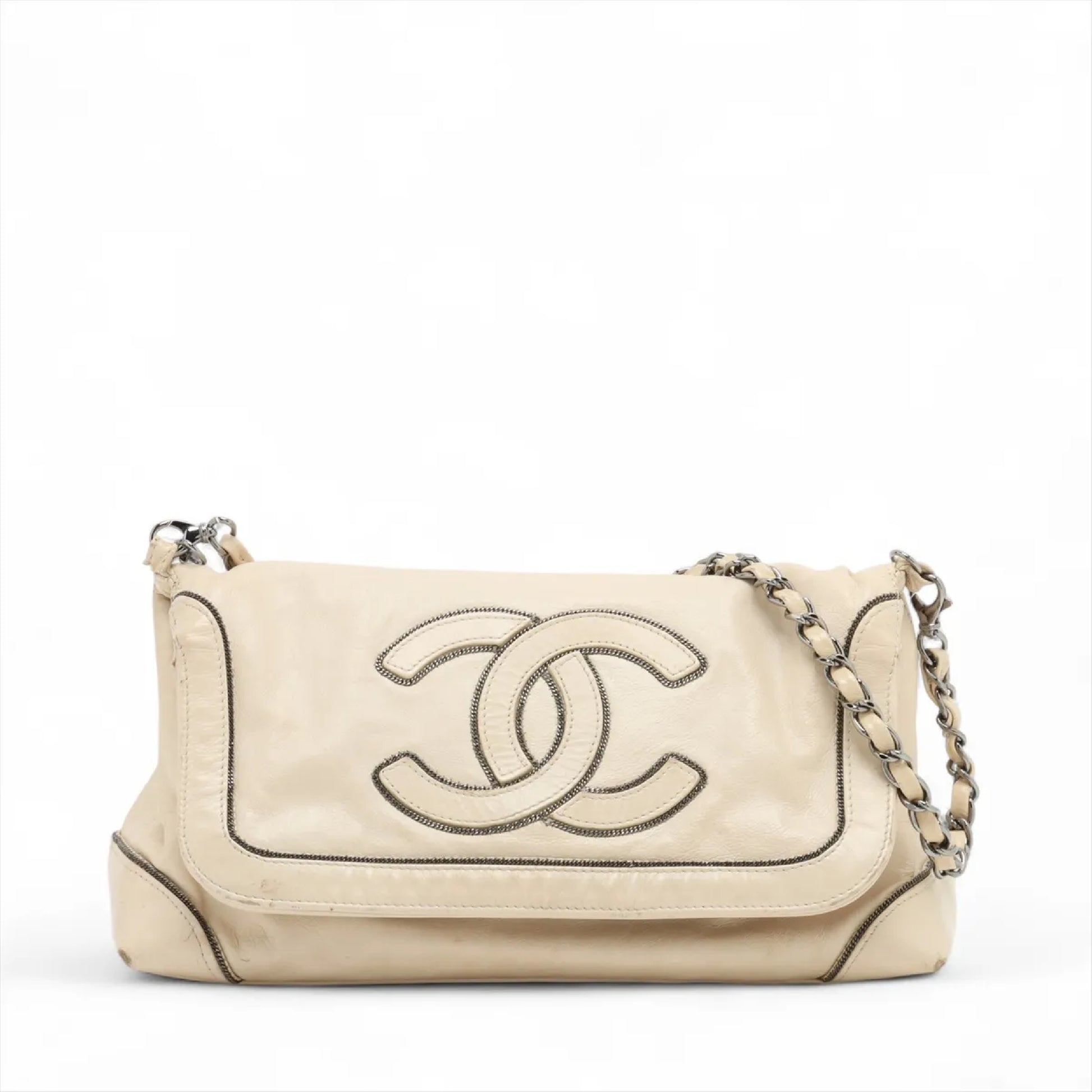 CHANEL Big Coco Mark Lambskin 11th Shoulder Bag