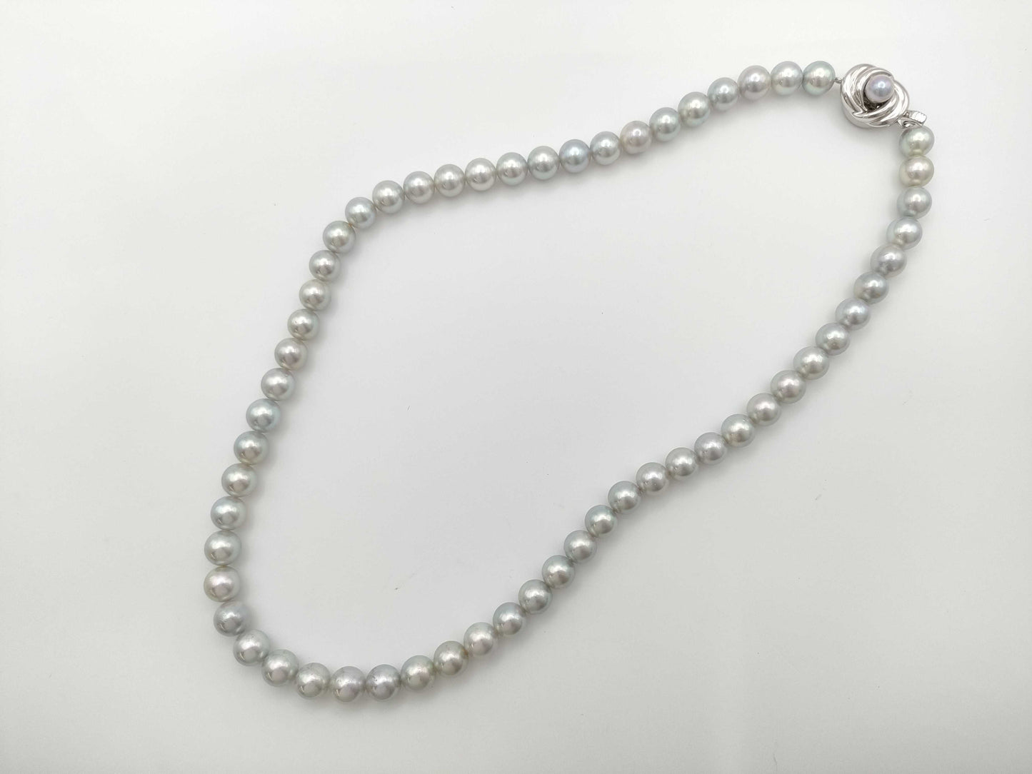 Akoya Pearls, Diameter 7.0mm-7.5mm, Sterling Silver, NC / Akoya Pearls, Diameter 7.3mm/7.4mm, 14K White Gold, ER, 37.1g, Other Accessories