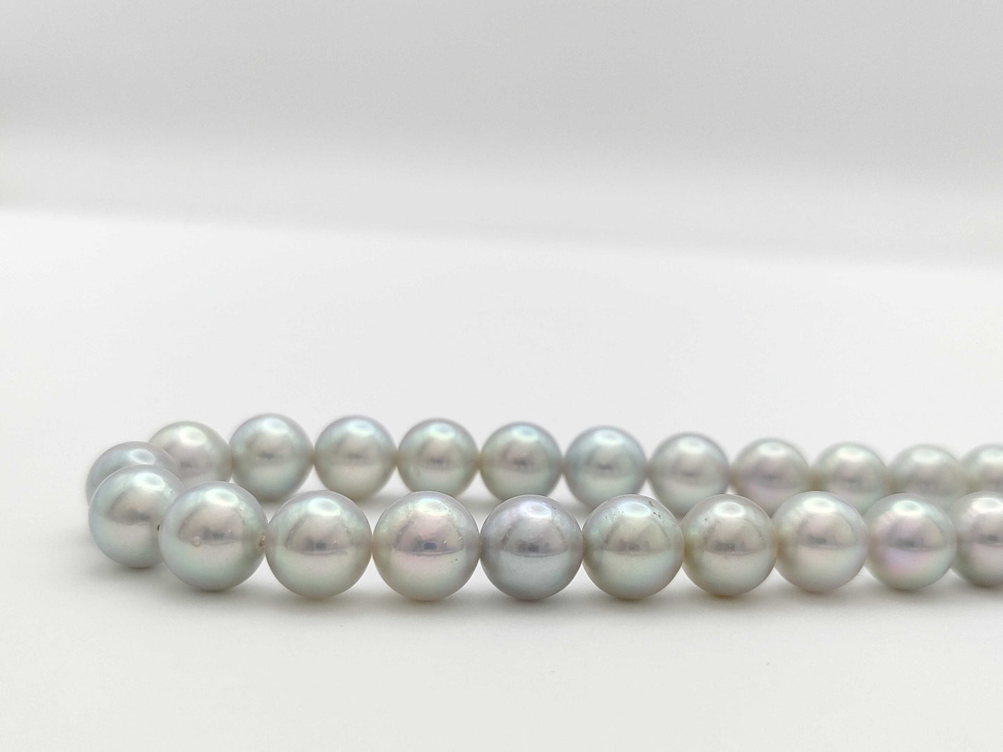 Akoya Pearls, Diameter 7.0mm-7.5mm, Sterling Silver, NC / Akoya Pearls, Diameter 7.3mm/7.4mm, 14K White Gold, ER, 37.1g, Other Accessories