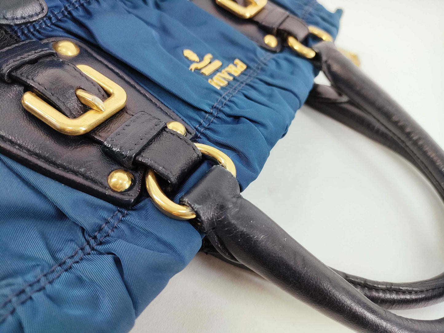 PRADA Nylon Prada Hand Shoulder Bag Handbag