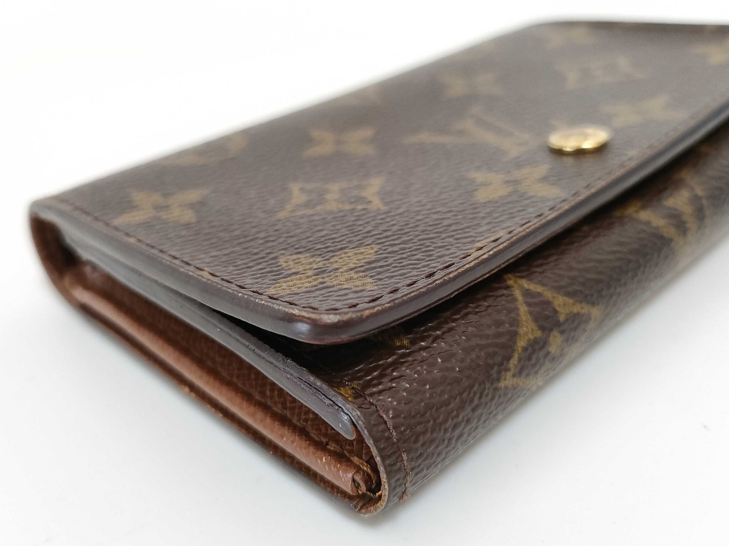 LOUIS VUITTON Louis Vuitton Monogram L-shaped zipper wallet