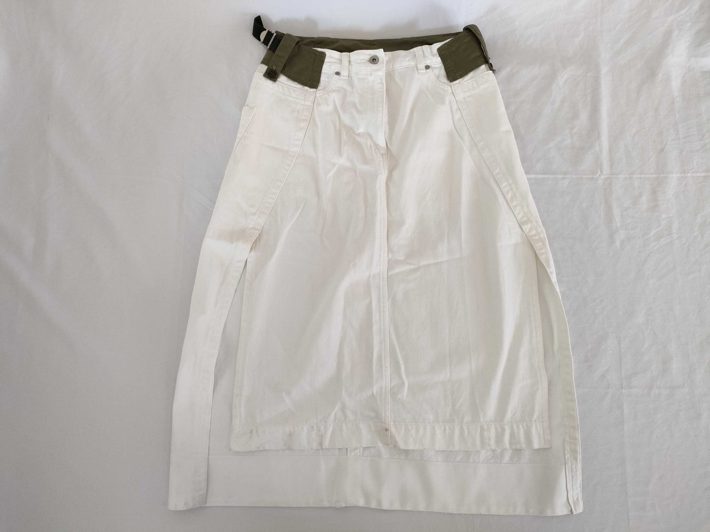 sacai 20SS nylon twill skirt
