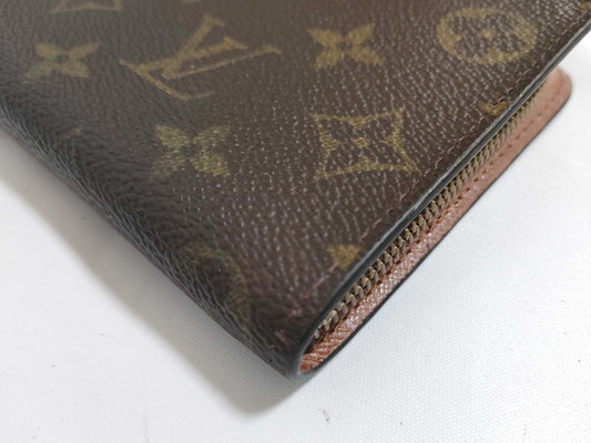 LOUIS VUITTON Monogram LOUIS VUITTON Monogram Porto Mone Zip Wallet