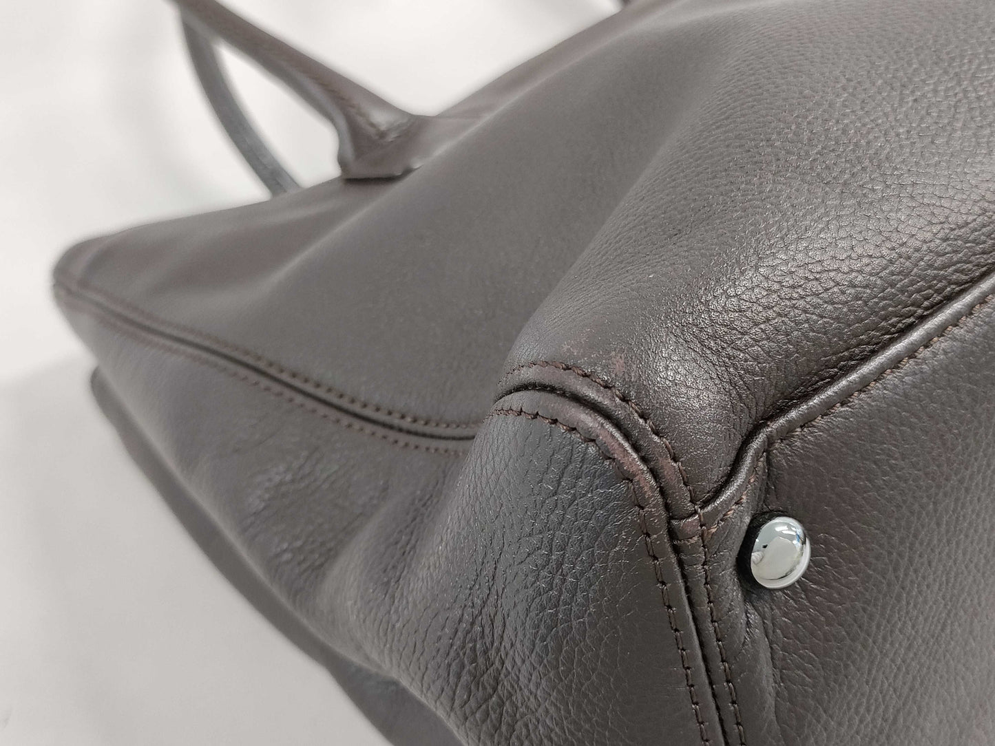 CHANEL Leather Executive Tote Bag Brown 10755881 Tote Bag