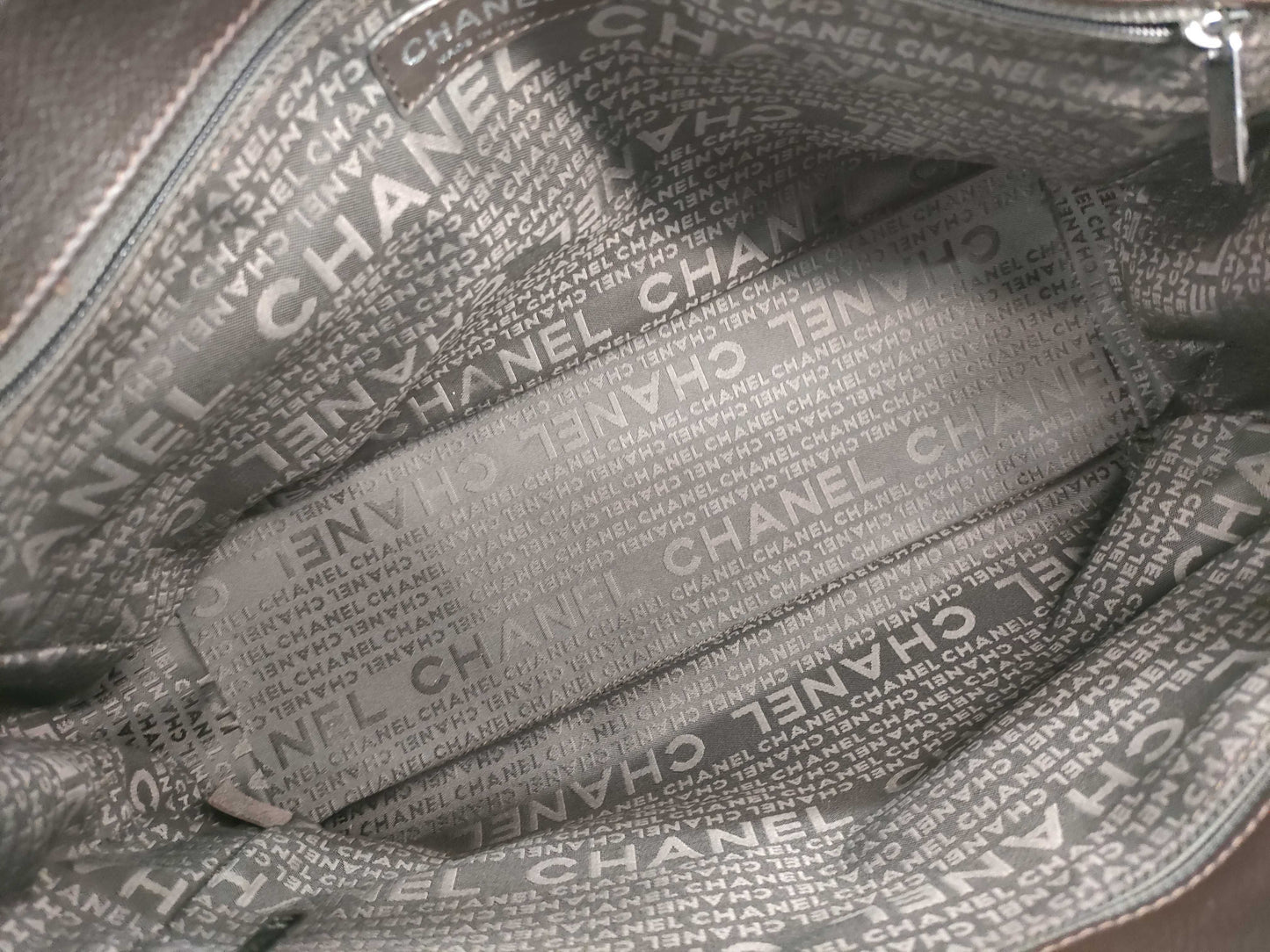 CHANEL Leather Executive Tote Bag Brown 10755881 Tote Bag