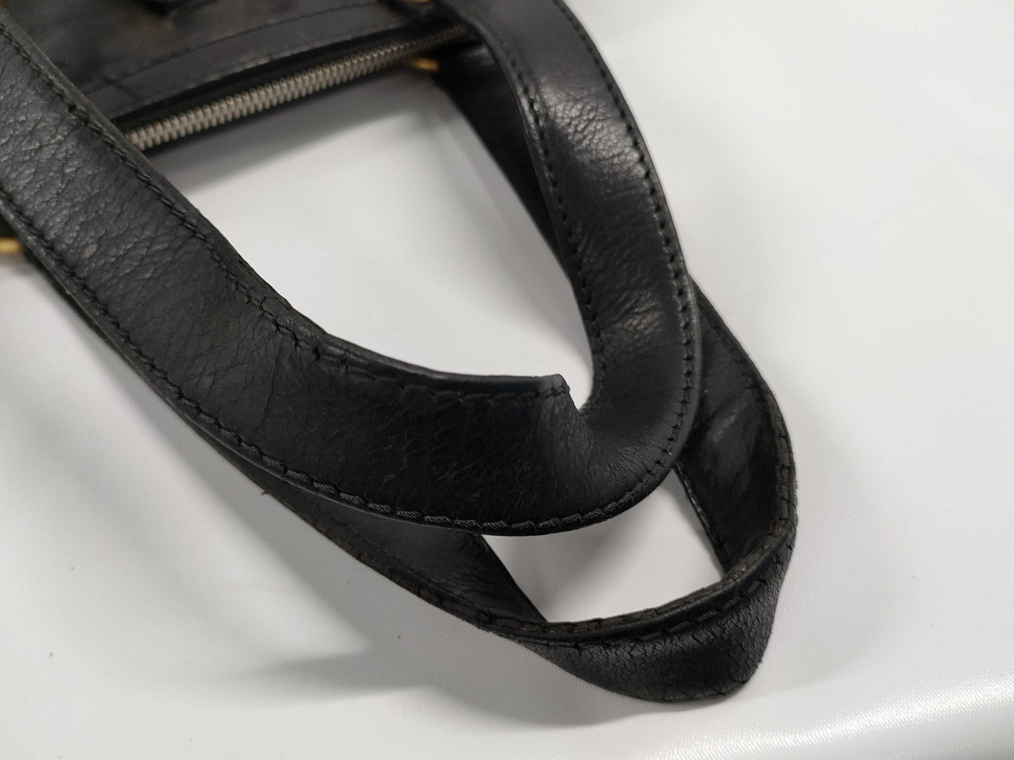 SAINT LAURENT Leather Tote Bag Tote Bag