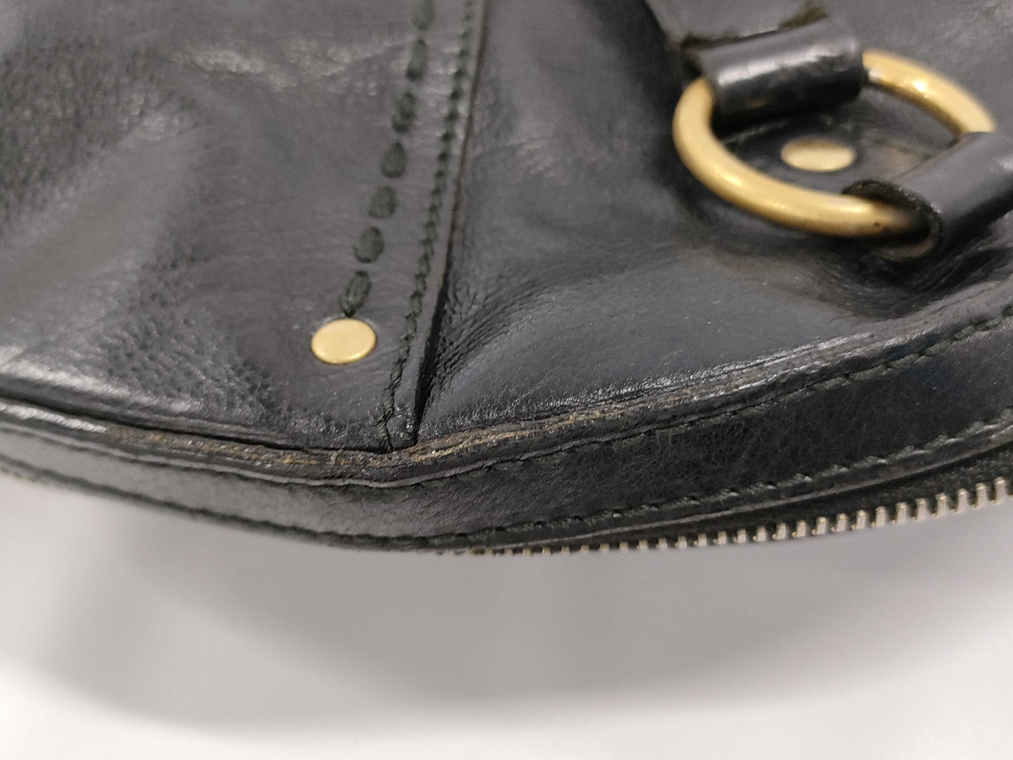 SAINT LAURENT Leather Tote Bag Tote Bag