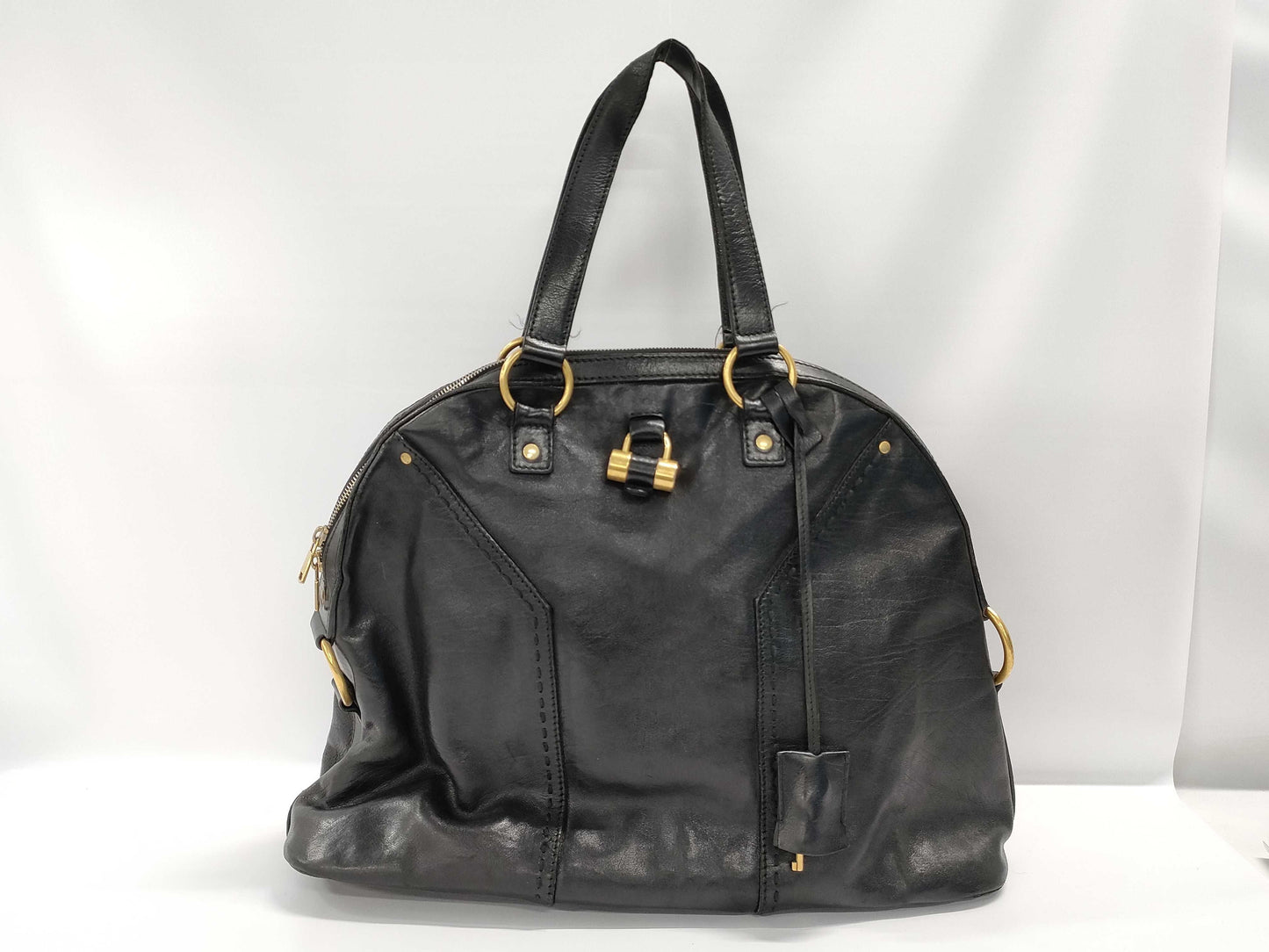 SAINT LAURENT Leather Tote Bag Tote Bag