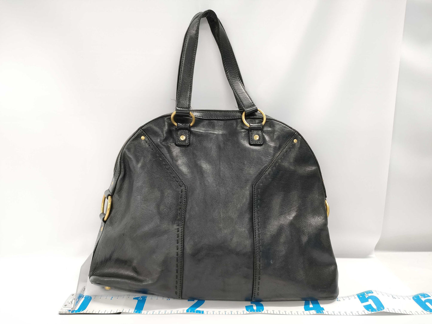SAINT LAURENT Leather Tote Bag Tote Bag
