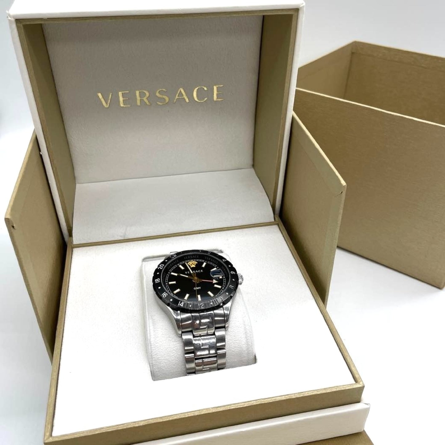 VERSACE Helenium GMT VE11 091907690467 Quartz Men's Watch