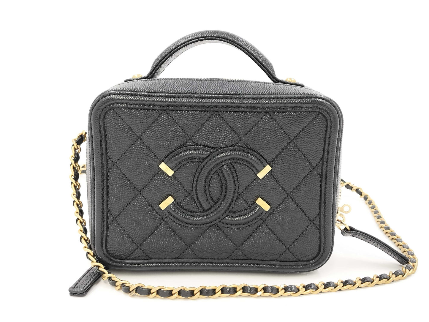 CHANEL Filigree Matelasse 2-way Chain Shoulder Bag, No. 28