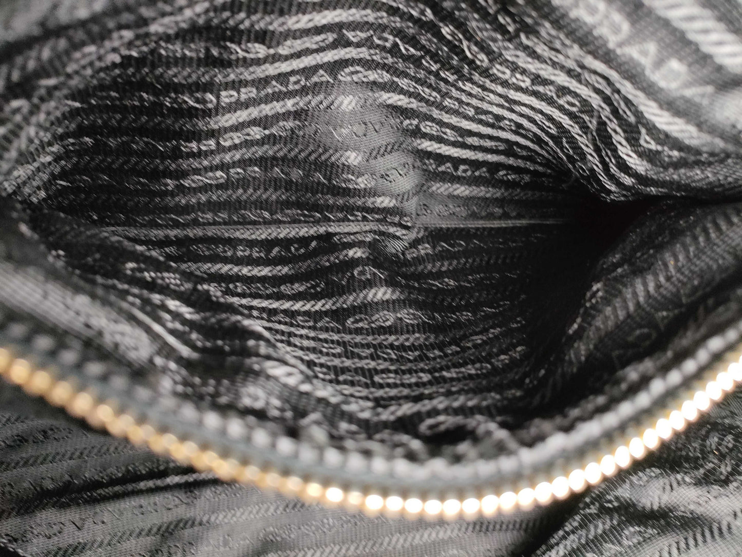 PRADA Vitello Dino Leather 2-Way Handbag with Shoulder Strap