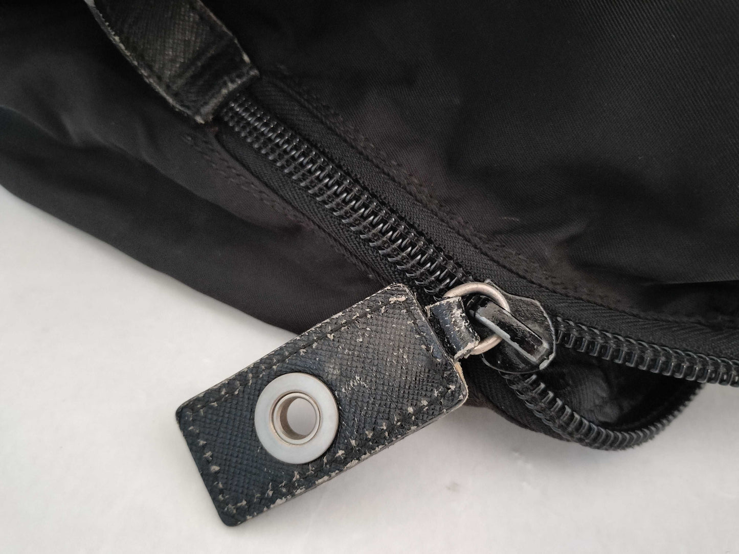 PRADA nylon Prada Boston bag in black nylon.