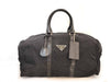 PRADA nylon Prada Boston bag in black nylon.