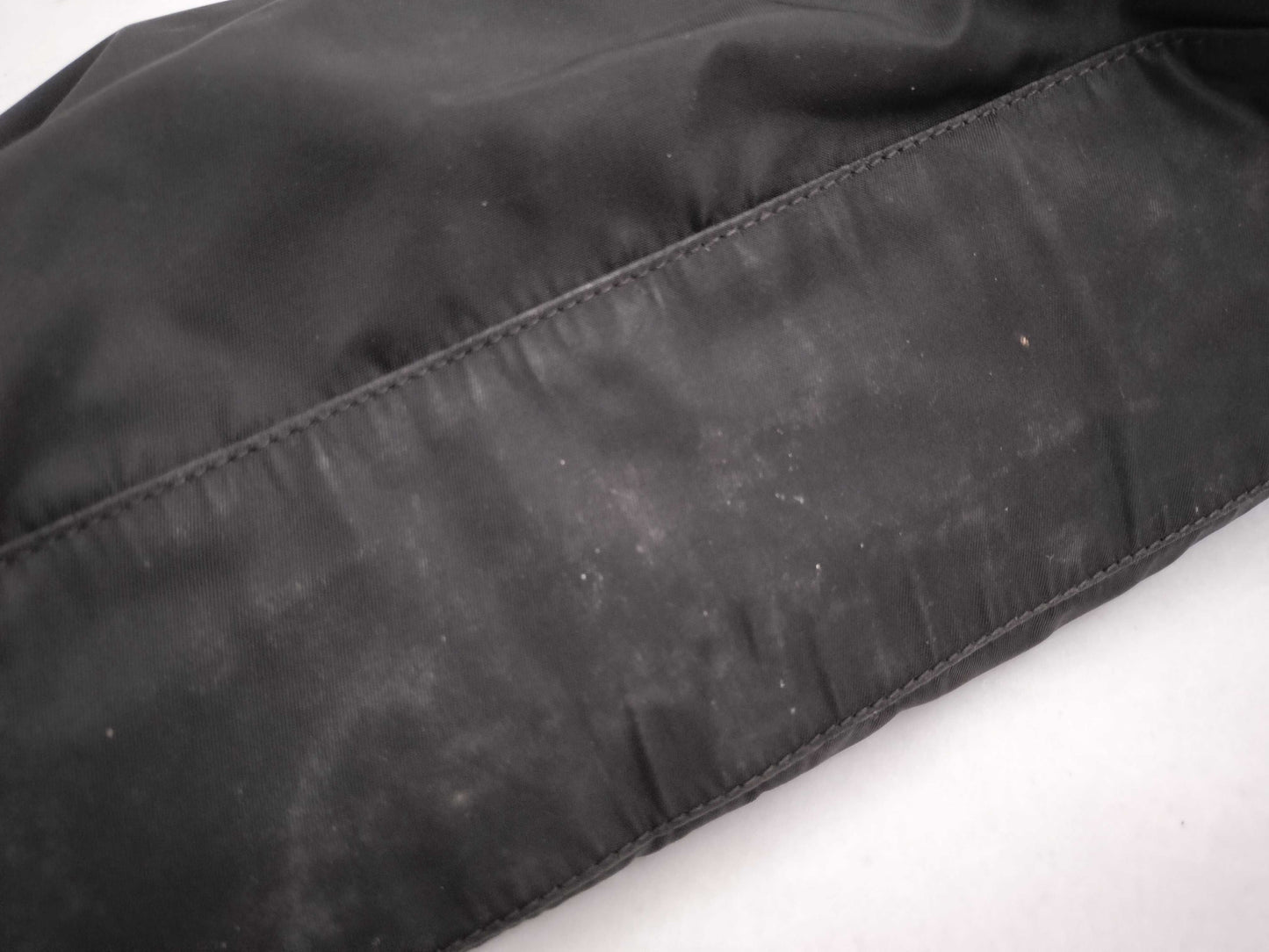 PRADA nylon shoulder black handbag