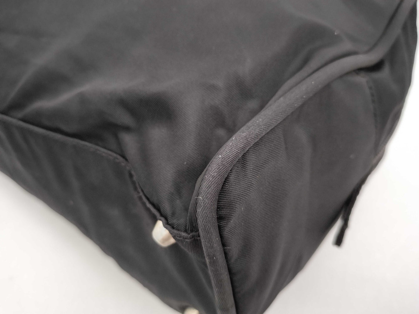 PRADA nylon shoulder black handbag