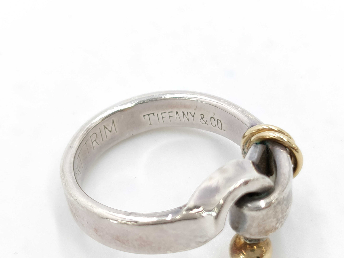 Tiffany & Co. Tiffany Hook and Eye 750 925 Ring