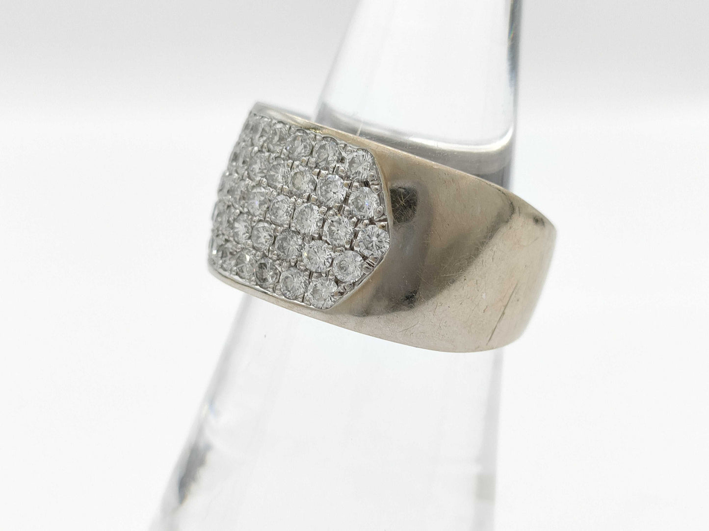 D2.00ct K18WG 11.2g Ring
